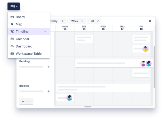 Image showing map, calendar and dashboard views